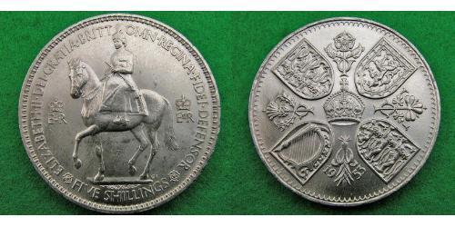 5 Shilling Vereinigtes Königreich (1922-) Kupfer/Nickel 