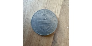 5 Shilling Republic of Austria (1955 - ) Níquel/Cobre 
