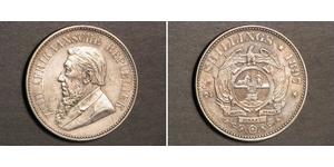 5 Shilling Sudáfrica (1910 - ) Plata Paul Kruger (1825 - 1904)
