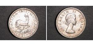 5 Shilling Sudáfrica (1910 - ) Plata Isabel II (1926-2022)
