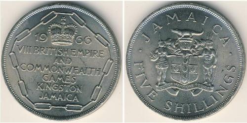 5 Shilling Giamaica (1962 - ) Rame/Nichel 