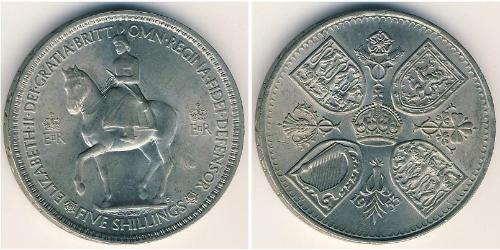 5 Shilling Regno Unito  Rame/Nichel 