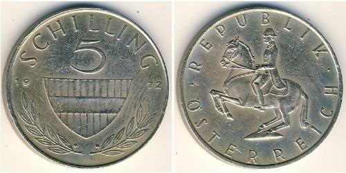 5 Shilling Republic of Austria (1955 - ) Rame/Nichel 