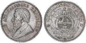 5 Shilling Südafrika (1910 - ) Silber Paul Kruger (1825 - 1904)