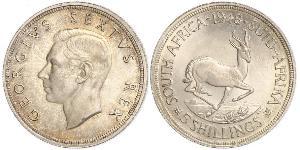 5 Shilling Südafrika (1910 - ) Silber Georg VI (1895-1952)