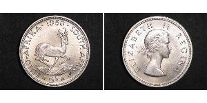 5 Shilling Südafrika (1910 - ) Silber Elizabeth II (1926-2022)