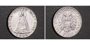 5 Shilling Federal State of Austria (1934-1938) Silver 