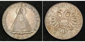 5 Shilling Federal State of Austria (1934-1938) Silver 