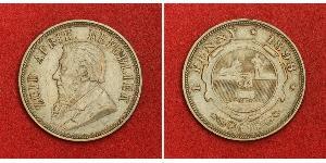 5 Shilling South Africa Silver Paul Kruger (1825 - 1904)