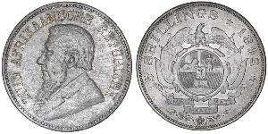 5 Shilling South Africa Silver Paul Kruger (1825 - 1904)