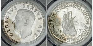 5 Shilling South Africa (1910 - ) Silver George VI (1895-1952)