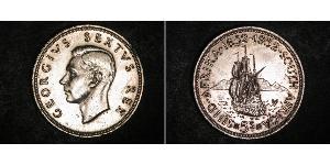 5 Shilling South Africa (1910 - ) Silver George VI (1895-1952)
