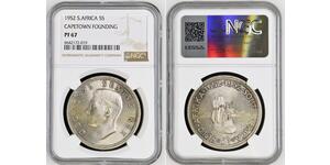 5 Shilling South Africa (1910 - ) Silver George VI (1895-1952)