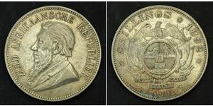 5 Shilling South Africa (1910 - ) Silver Paul Kruger (1825 - 1904)
