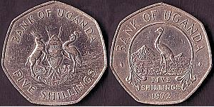 5 Shilling 乌干达  