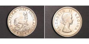 5 Shilling 南非 (1910 - ) 銀 伊丽莎白二世 (1926-2022)