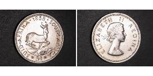 5 Shilling 南非 (1910 - ) 銀 伊丽莎白二世 (1926-2022)