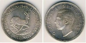 5 Shilling 南非 (1910 - ) 銀 乔治六世 (1895-1952)