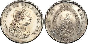5 Shilling / 1 Dollar Royaume-Uni de Grande-Bretagne et d