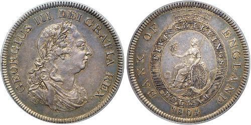 5 Shilling / 1 Dollar Royaume-Uni de Grande-Bretagne et d