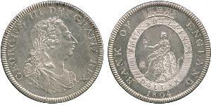 5 Shilling / 1 Dollar Britisches Weltreich (1497 - 1949) / Vereinigtes Königreich von Großbritannien und Irland (1801-1922) Silber Georg III (1738-1820)