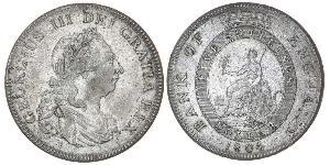 5 Shilling / 1 Dollar British Empire (1497 - 1949) / United Kingdom of Great Britain and Ireland (1801-1922) Silver George III (1738-1820)