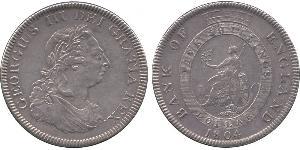 5 Shilling / 1 Dollar British Empire (1497 - 1949) / United Kingdom of Great Britain and Ireland (1801-1922) Silver George III (1738-1820)