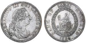 5 Shilling / 1 Dollaro Regno Unito di Gran Bretagna e Irlanda (1801-1922) / Impero britannico (1497 - 1949) Argento Giorgio III (1738-1820)