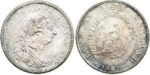 5 Shilling / 1 Dollaro Regno Unito di Gran Bretagna e Irlanda (1801-1922) / Impero britannico (1497 - 1949) Argento Giorgio III (1738-1820)