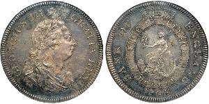 5 Shilling / 1 Dollaro Regno Unito di Gran Bretagna e Irlanda (1801-1922) / Impero britannico (1497 - 1949) Argento Giorgio III (1738-1820)