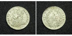 5 Soldo Estados Pontificios (752-1870) Plata Pío IX (1792- 1878)