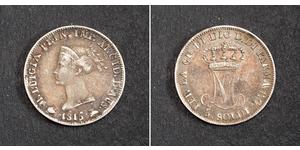 5 Soldo Italien Silber 