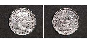 5 Soldo Kingdom of Italy (Napoleonic) (1805–1814) Silver Napoleon (1769 - 1821)
