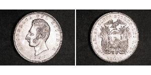 5 Sucre Ecuador (1830 - ) Argento Antonio José de Sucre (1795 - 1830)