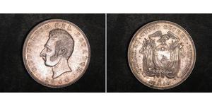 5 Sucre Ecuador (1830 - ) Argento Antonio José de Sucre (1795 - 1830)