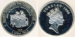 5 Tala Tokelau Argento 