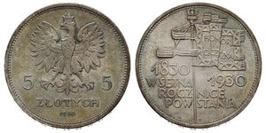 5 Zloty Deuxième République de Pologne (1918 - 1939) Argent 