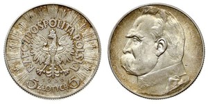 5 Zloty Deuxième République de Pologne (1918 - 1939) Argent Józef Piłsudski