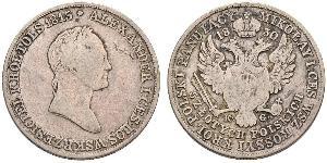 5 Zloty Empire russe (1720-1917) Argent Alexandre I (1777-1825)