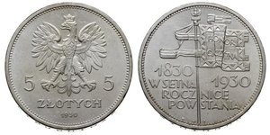 5 Zloty Seconda Repubblica Polacca (1918 - 1939) Argento 
