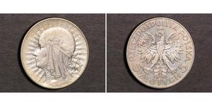 5 Zloty Polen Silber 