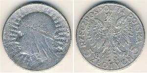 5 Zloty Zweite Polnische Republik (1918 - 1939) Silber Johann III. Sobieski (1629-1696)