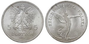 5 Zloty Zweite Polnische Republik (1918 - 1939) Silber 