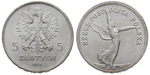5 Zloty Second Polish Republic (1918 - 1939) Silver 