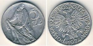 5 Zloty Volksrepublik Polen (1952-1990)  