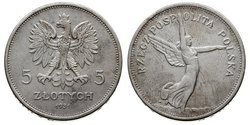 5 Zloty 波兰第二共和国 (1918 - 1939) 銀 