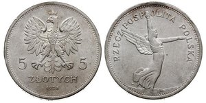 5 Zloty 波兰第二共和国 (1918 - 1939) 銀 