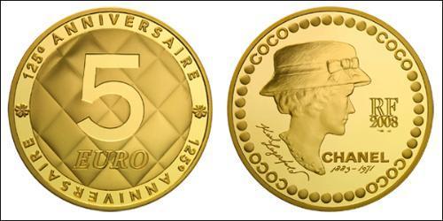 5 Євро French Fifth Republic (1958 - ) Золото Коко Шанель