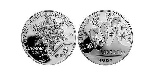 5 Євро Сан-Марино (301 - ) Срібло 