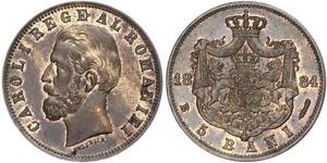 5 Бан Королівство Румунія (1881-1947) Мідь 
